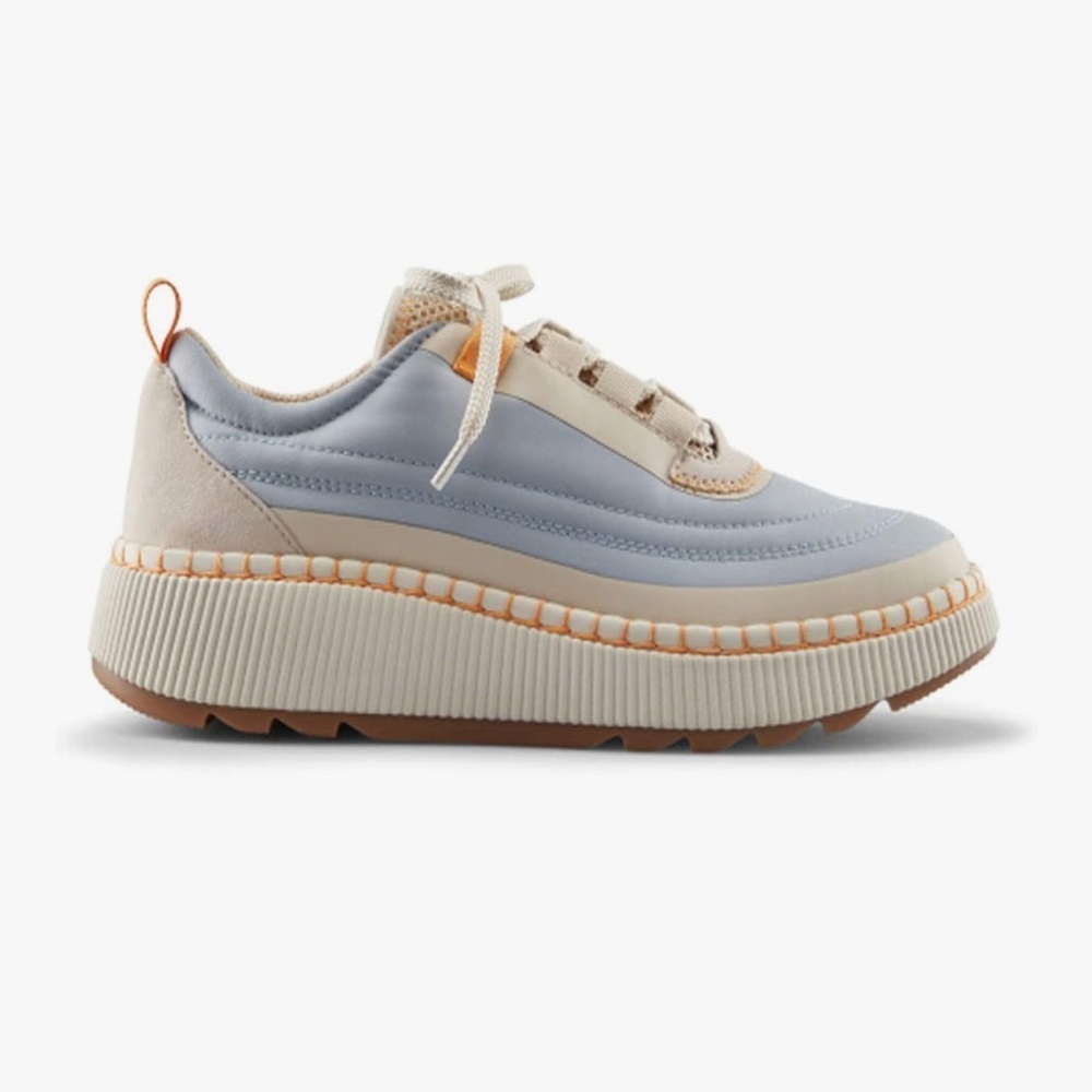COUGAR Sayah Fog Blue Suede Nylon Waterproof Sneaker Shoe